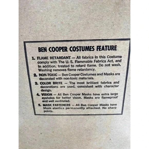 Vintage Ben Cooper Halloween (2) Costumes Wand Wings Mask Tinkerbell Walt Disney - Picture 15 of 16